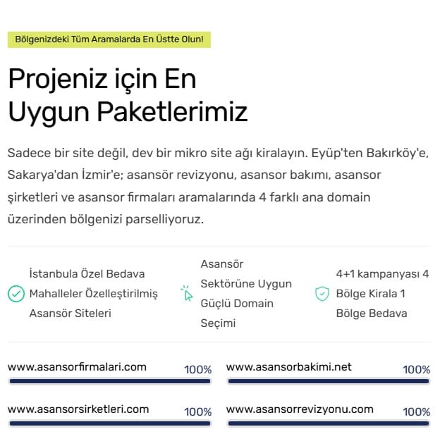 Asansör Firma Ekle İnfografig