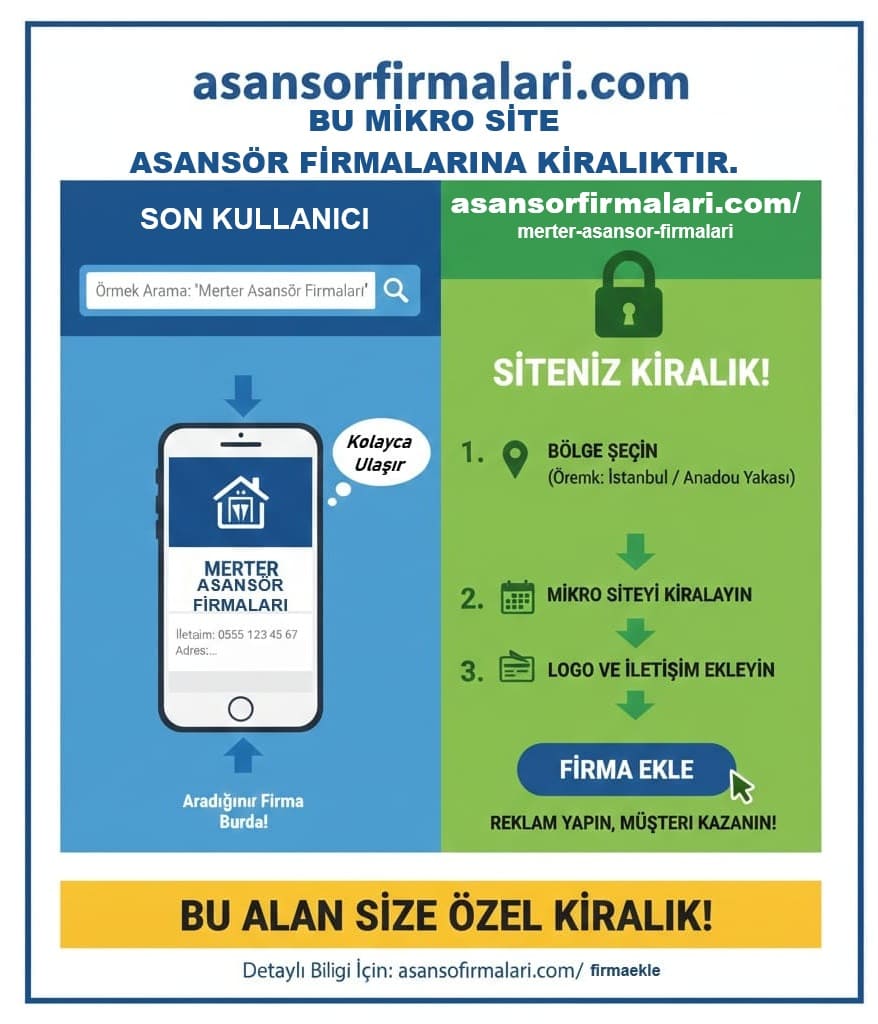 Asansör Firma Ekle İnfografig